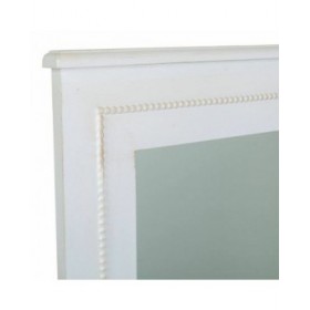 Specchio da parete Alexandra House Living Bianco 3 x 90 x 70 cm Rettangolare