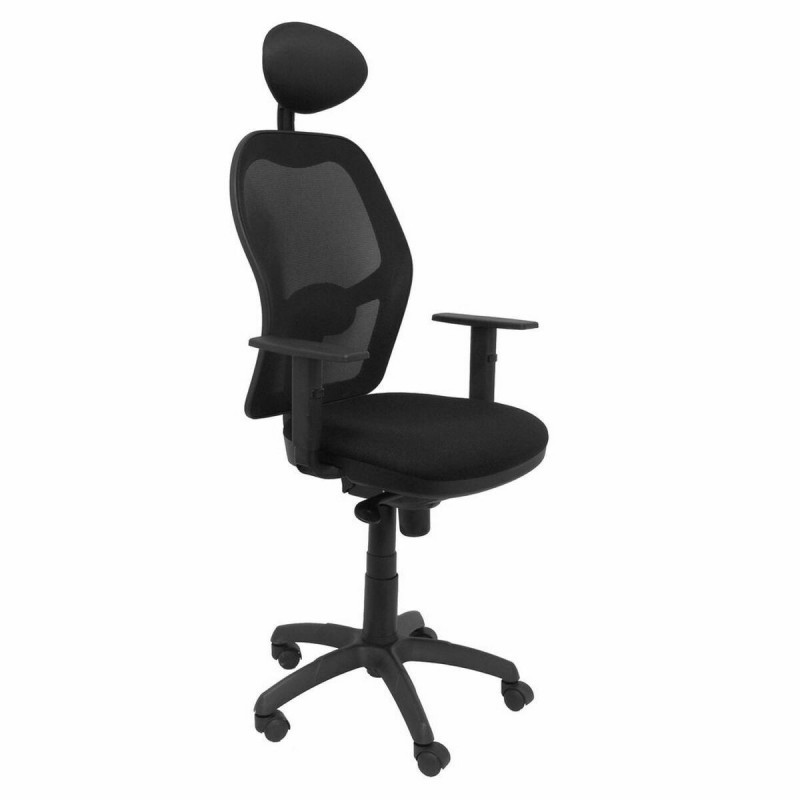Sedia Ufficio con Poggiatesta Jorquera Piqueras y Crespo 15SNBALI840C Nero