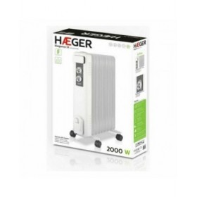 Radiatore a Olio (9 elementi) Haeger OH-009.008A Bianco 2000 W