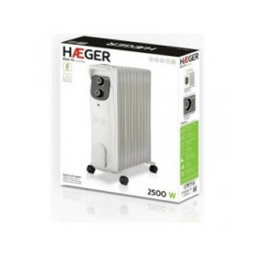 Radiatore a Olio (11 elementi) Haeger OH011007A 2500 W Bianco