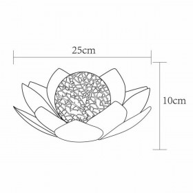 Lampada ad energia solare Galix Waterlily 25 cm