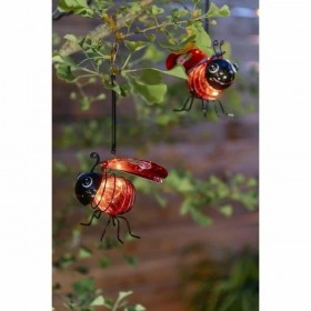 Decorazione luminosa Galix Coccinella Metallo Plastica