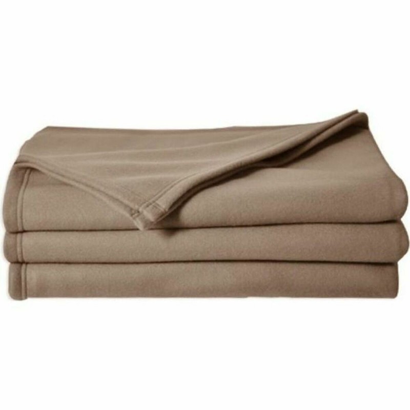 Coperta Poyet  Motte Poleco Taupé 180 x 220 cm