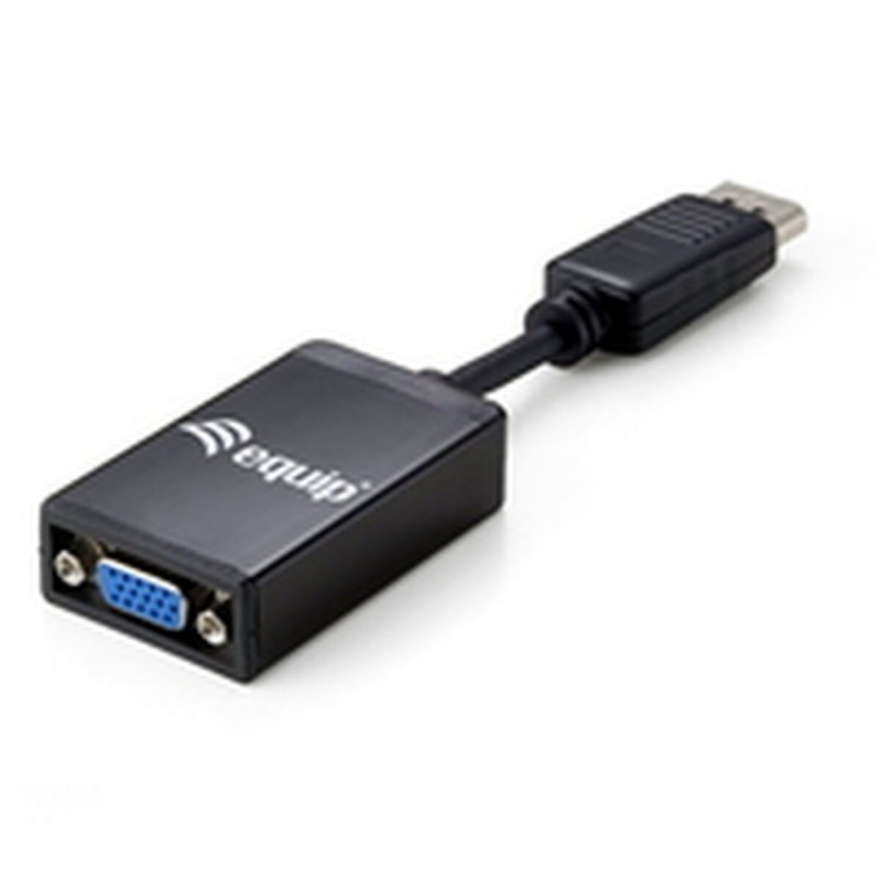Adattatore DisplayPort con VGA Equip 133435 Nero 15 cm