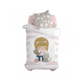 Set di copripiumino HappyFriday HAPPYNOIS Multicolore 28 x 4 x 38 cm