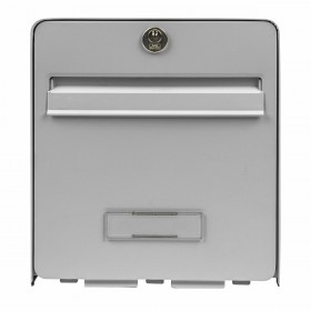 Cassetta della posta Burg-Wachter   Grigio acciaio galvanizzato 28 x 36,5 x 31 cm