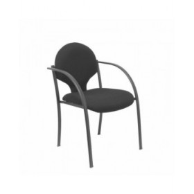 Sedia per Reception Hellin PYC PACK220NBALI840 Nero