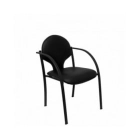 Sedia per Reception Hellin PYC PACK220NSPNE Nero
