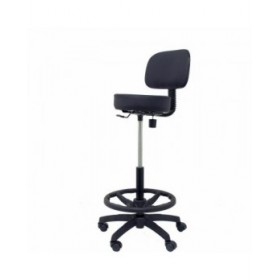 Sgabello Llanos Piqueras y Crespo T01CLSPNE Nero Metallo