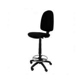 Sgabello Ayna Piqueras y Crespo T04CPBALI840 Nero PVC Metallo