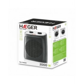 Termoventilatore Portatile Haeger FH-200.016A 2000 W Nero Bianco