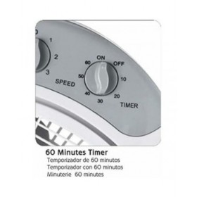Ventilatore da Terra Haeger FF-012.004A Bianco 40 W