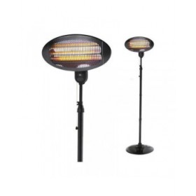 Stufetta al Quarzo EDM 07091 07091 Nero 2000 W 49,6 x 15,6 x 24,2 cm