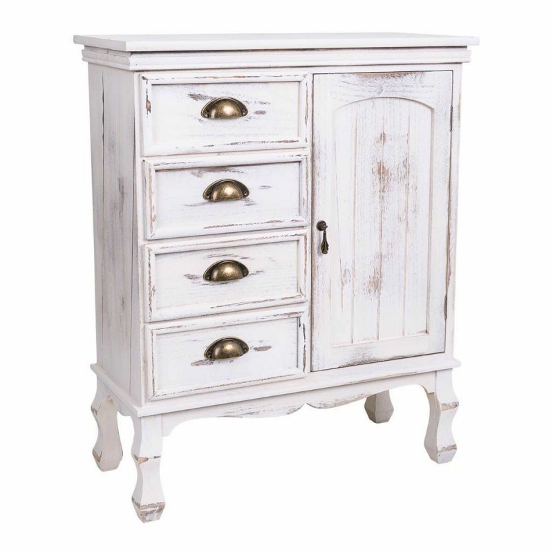 Ingresso con Cassetti Alexandra House Living Bianco 30 x 80 x 65 cm