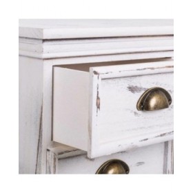 Ingresso con Cassetti Alexandra House Living Bianco 30 x 80 x 65 cm