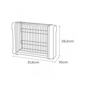 Antizanzare Elettrico EDM 06520 Nero 6 W RMS x 2 12 W 31,6 x 10 x 26,3 cm