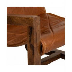 Poltrona Alexandra House Living Caffè 80 x 67 x 80 cm Tappezzato