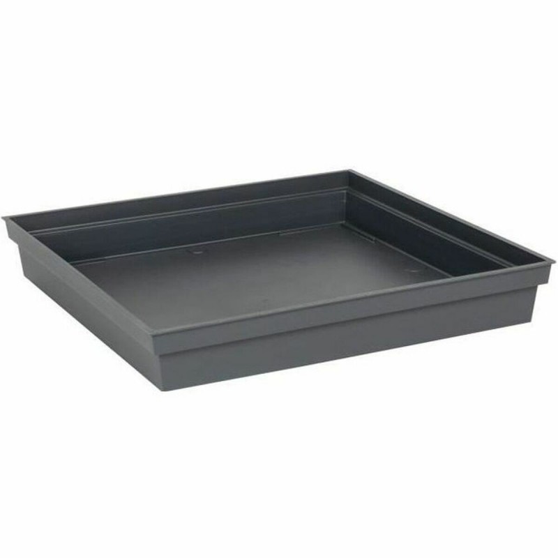 Piatto per Vaso EDA Tuscany Quadrato Antracite 40 x 40 x 5,9 cm