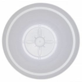 Vaso Riviera Bianco Plastica Quadrato Ø 50 cm