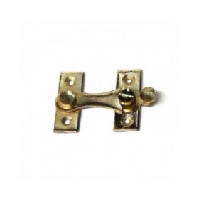 Chiavistello per porta EDM 85066 Ottone Forma a H Destra 8 cm
