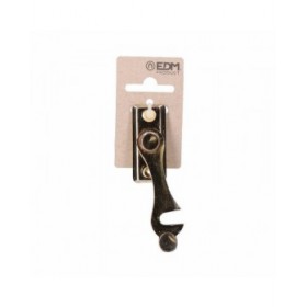 Chiavistello per porta EDM 85066 Ottone Forma a H Destra 8 cm