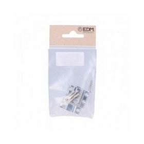 Chiavistello per porta EDM 85084 nichel Acciaio 25 mm 25mm Barretta per capelli