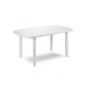 Tavolo aggiuntivo IPAE Progarden 08330100 Bianco Resina (72 x 137 x 85 cm )