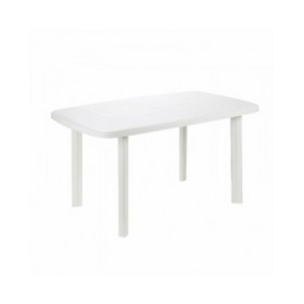 Tavolo aggiuntivo IPAE Progarden 08330100 Bianco Resina (72 x 137 x 85 cm )