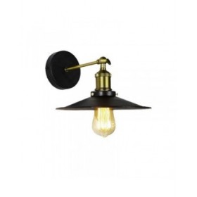 Applique da Parete EDM 32100 32100 Nero Metallo 60 W E27