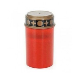 Candela LED Ø 6,5 x 12 cm Rosso