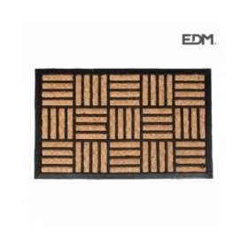 Zerbino EDM 74761 Marrone Nero 2/8-negro azulado 60 x 40 cm 40 x 60 cm Caucciù Rettangolare