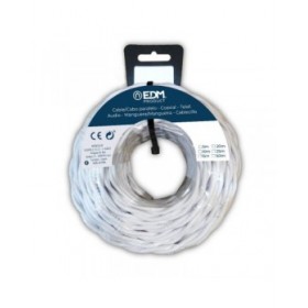 Cavo EDM 11985 Bianco 2 x 1 mm 25 m