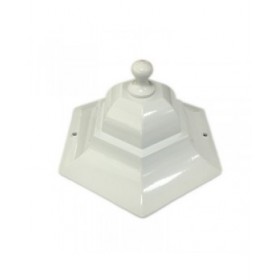 Pezzi di ricambio EDM 00951 Paris Bianco Alluminio Ricambio Lanterna