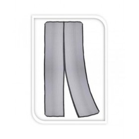 Zanzariera Progarden Magnetica 2 Pezzi Porte Fibra di Vetro Nero (50 x 220 cm)