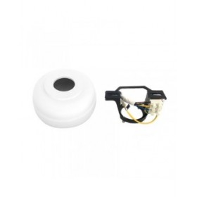 Rosone EDM 33806 Ricambio Ø 131 x 56 mm Bianco