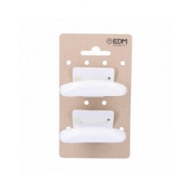 Chiodo adesivo EDM 85574 Bianco Acciaio ROPA 2 Unità
