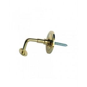 Supporto per Ringhiera EDM 85579 Dorato Ottone lucido Spiga