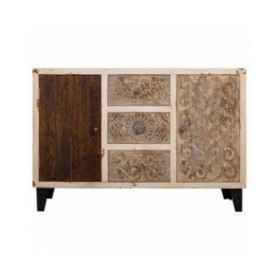 Credenza Alexandra House Living Naturale Legno di mango 40 x 72 x 118 cm