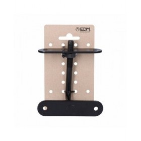 Supporto per Ringhiera EDM 85583 Basic Nero Acciaio Regolabile