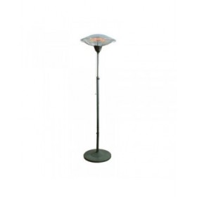 Stufetta al Quarzo EDM 07093 07093 2100 W Ø 56,5 x 190 cm Bianco Nero