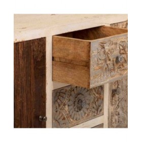 Credenza Alexandra House Living Naturale Legno di mango 40 x 72 x 118 cm
