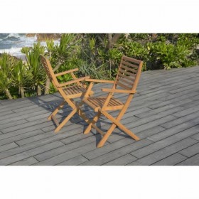 Sedia da giardino 57,5 x 56 x 90 cm (2 Unità)