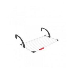 Stendibiancheria Vileda 157229 Sunset CJ6 Per appendere sul balcone Acciaio Bianco Resina (110 x 56 x 28 cm) (10 m)