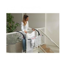 Stendibiancheria Vileda 157229 Sunset CJ6 Per appendere sul balcone Acciaio Bianco Resina (110 x 56 x 28 cm) (10 m)