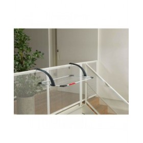 Stendibiancheria Vileda 157229 Sunset CJ6 Per appendere sul balcone Acciaio Bianco Resina (110 x 56 x 28 cm) (10 m)