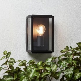 Applique da Parete Brilliant Gaia Nero Metallo 60 W E27