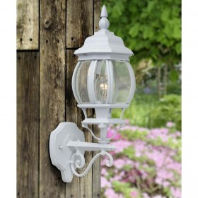 Applique da Parete Brilliant Istria Bianco Alluminio Cristallo 60 W E27