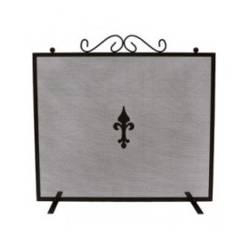 Protettore da Camino EDM 85756 Nero 67,3 x 0,8 x 61 cm