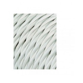Cavo EDM 11876 C01 2 x 0,75 mm 5 m Bianco Alluminio