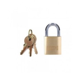 Lucchetto con chiave EDM 85208 Ottone 30 x 17 mm